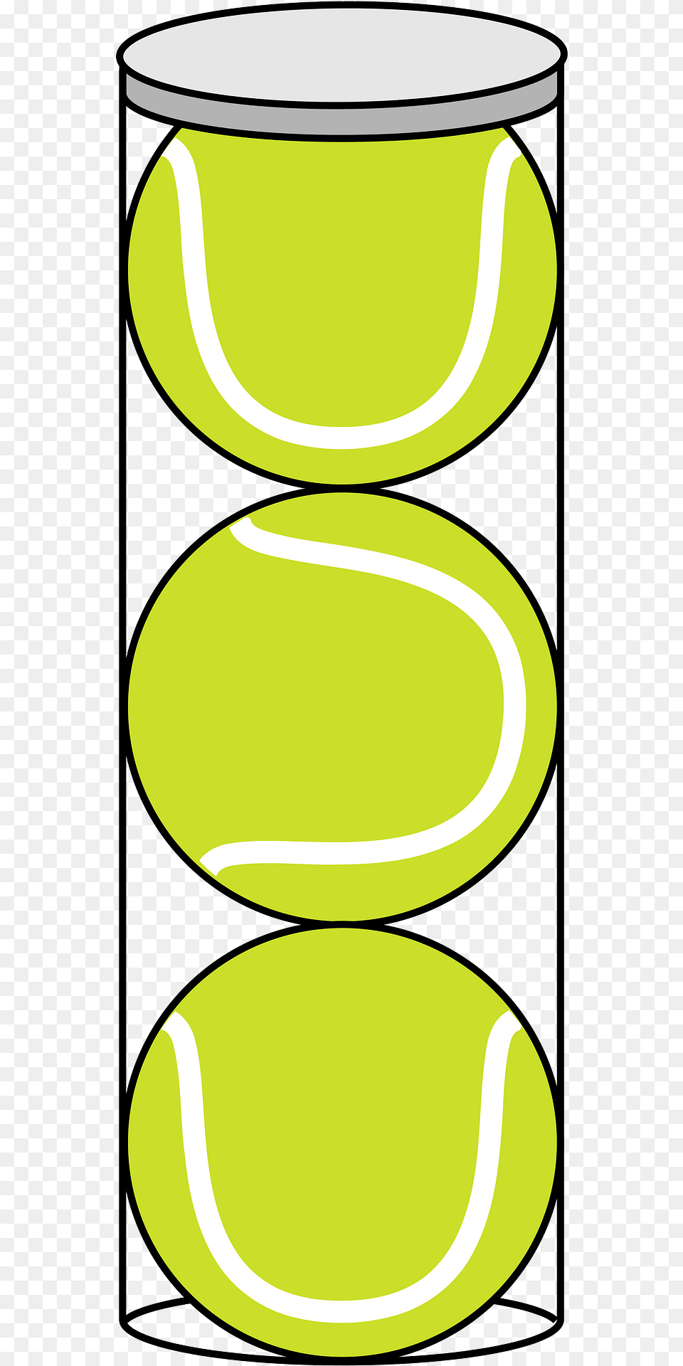 Tennis Balls In A Canister Clipart, Ball, Sport, Tennis Ball Free Png Download
