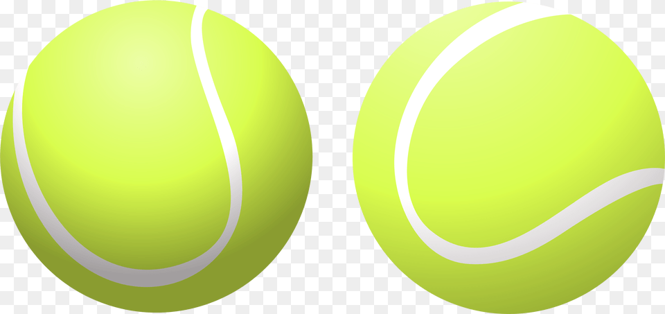 Tennis Balls Yellow Green Sphere Tennis Ball Clipart Transparent, Sport, Tennis Ball Png Image