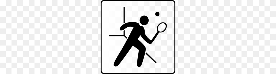 Tennis Clipart, Stencil, Badminton, Person, Sport Png Image