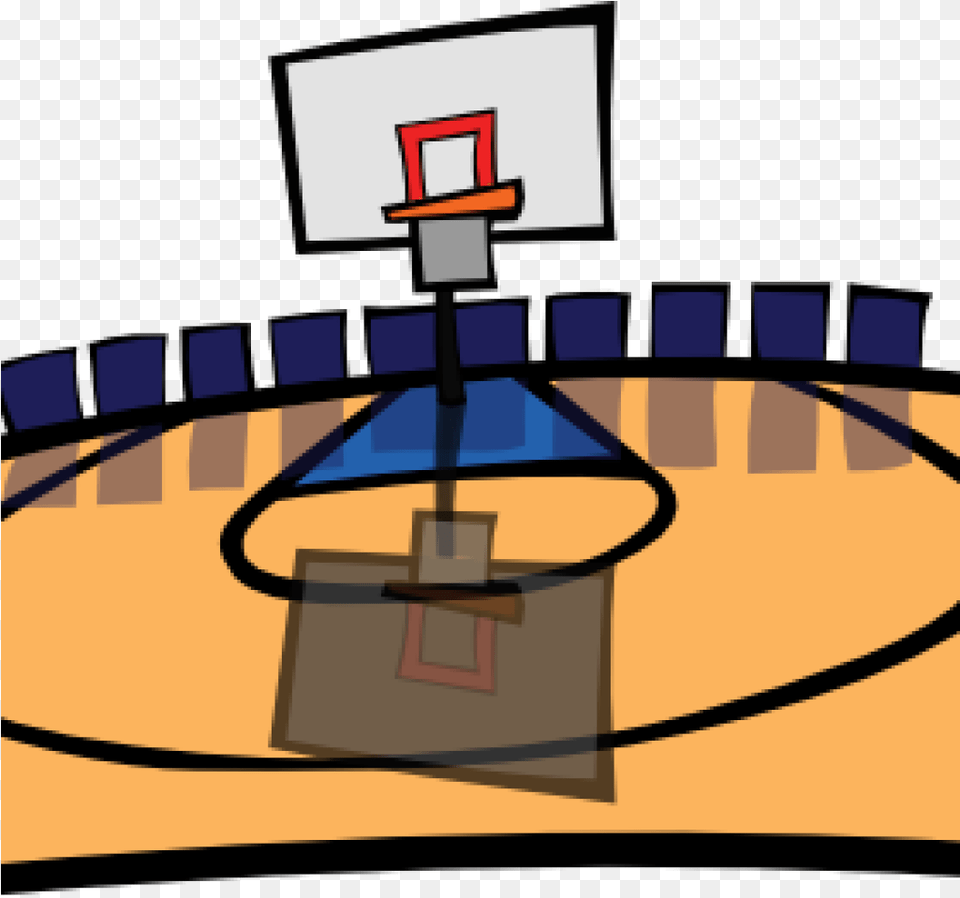 Tennis Court Clipart At Getdrawings Basketball Court Clipart, Hoop Png Image