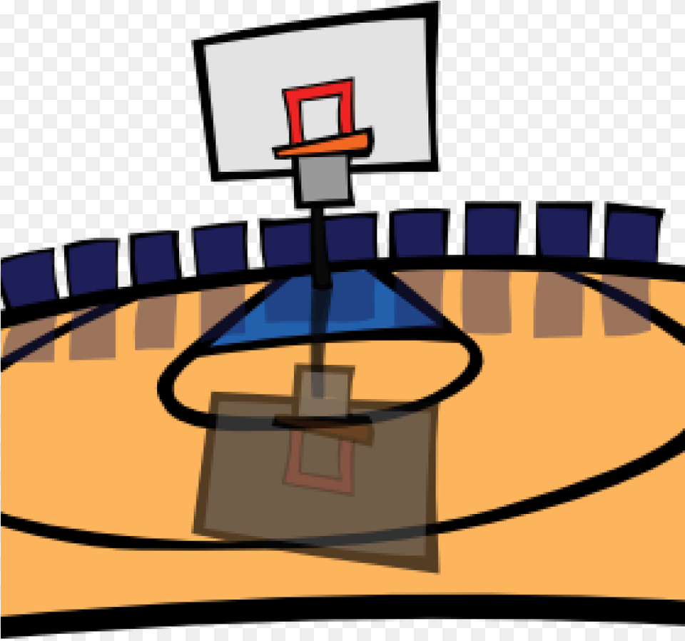 Tennis Court Clipart Basketball Sports Clip Art, Hoop Free Png Download