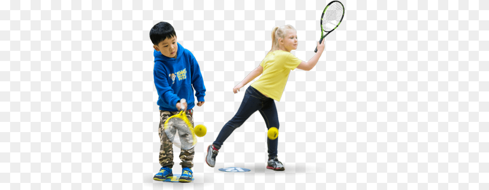 Tennis For Kids Toddler Children Playing Tennis, Ball, Tennis Ball, Sport, Person Png Image