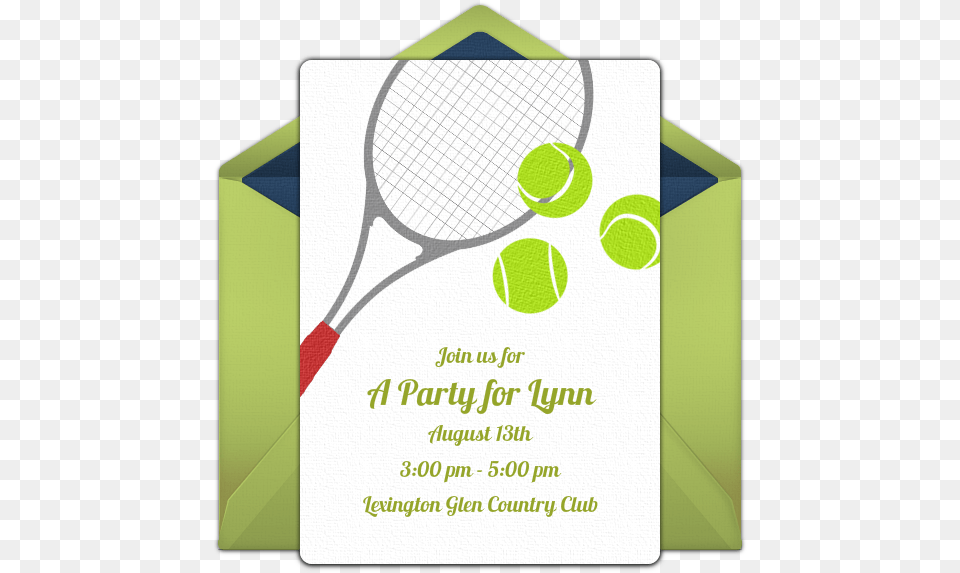 Tennis Invitation, Ball, Racket, Sport, Tennis Ball Free Png