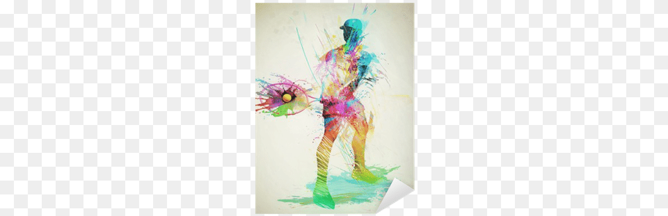 Tennis Player, Art, Modern Art, White Board, Graphics Free Png Download