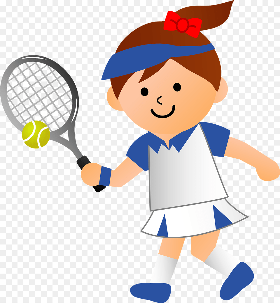 Tennis Player Clipart, Ball, Tennis Ball, Sport, Racket Free Transparent Png