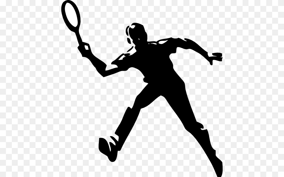 Tennis Player Clipart, Stencil, Silhouette, Adult, Person Png