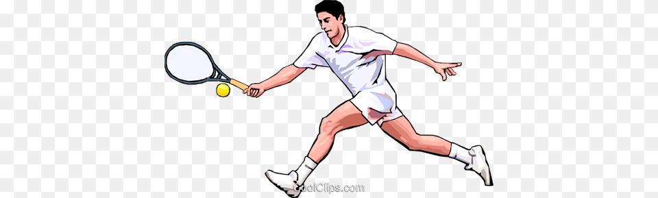Tennis Player Royalty Vector Clip Art Illustration, Ball, Sport, Tennis Ball, Person Free Png Download
