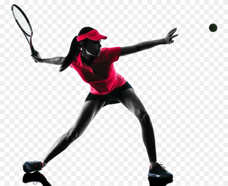 Tennis Player Stock Photography Silhouette Woman Tennis Player, Adult, Person, Female, Tennis Ball Free Transparent Png
