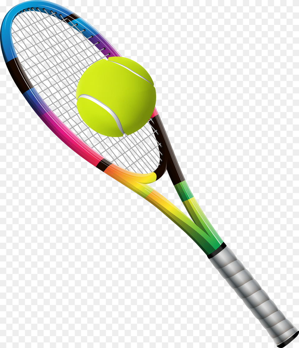 Tennis Racket With Ball Free Png Download