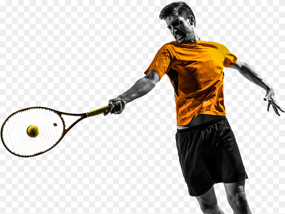 Tennis Session Training Usi Weston Man Tennis Player White Background, Adult, Male, Person, Racket Png