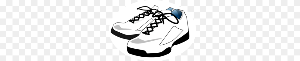 Tennis Shoe Clip Art, Clothing, Footwear, Sneaker, Running Shoe Free Png Download