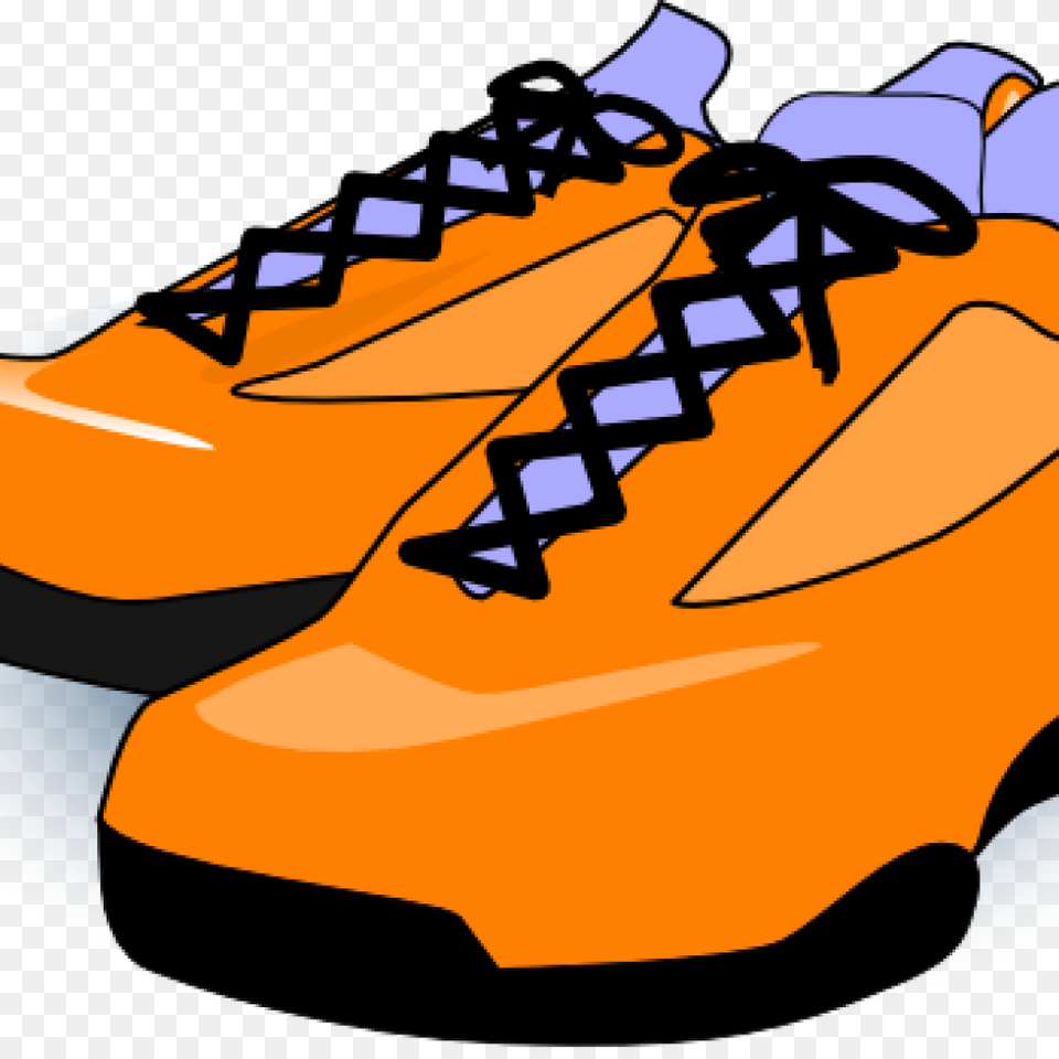 Tennis Shoe Clipart Sneaker Shoes Black And White Clipartix, Clothing, Footwear Png Image