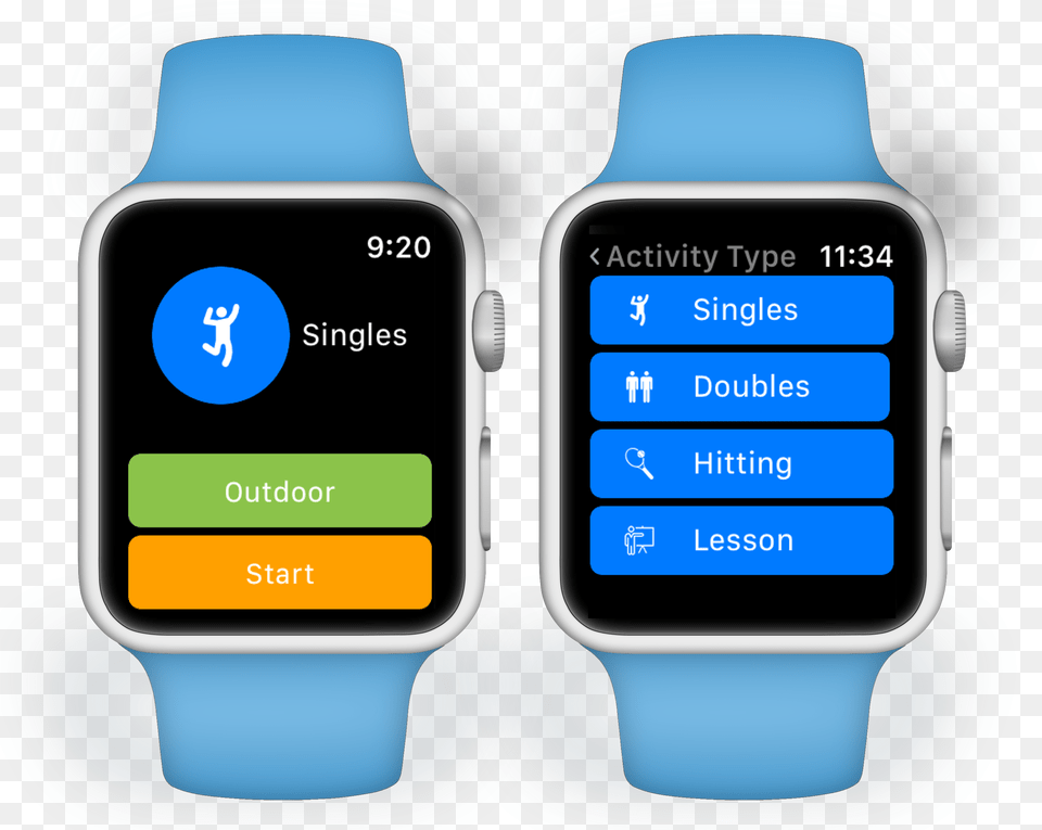 Tennis Shots Apple Watch Series 3 Shots Full Size Smart Air Watch, Wristwatch, Electronics, Arm, Body Part Free Png Download