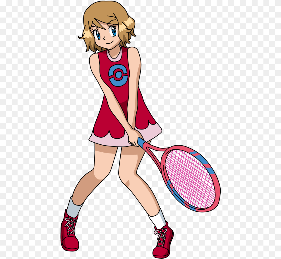 Tennis Vector Sports Meet Serena Pokemon Tennis, Racket, Tennis Racket, Sport, Adult Free Png