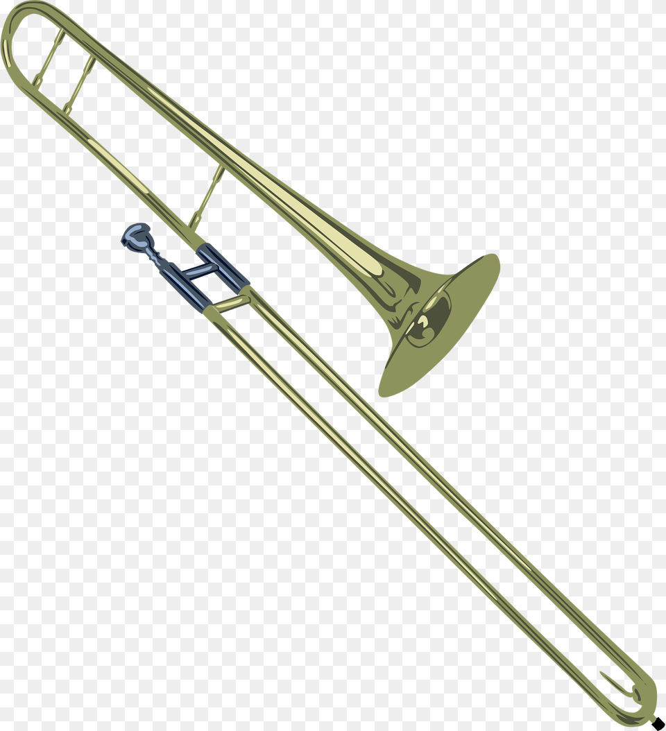 Tenor Trombone Clipart, Musical Instrument, Brass Section, Bow, Weapon Free Png