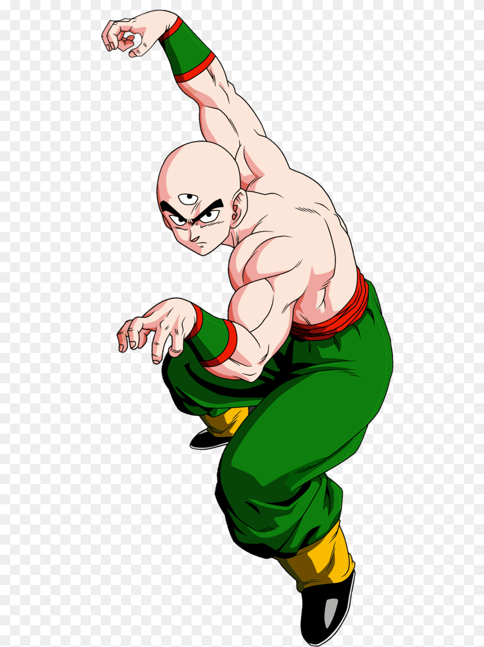 Tenshinhan Dragon Ball Download, Person, Baby, Art, Face Png Image