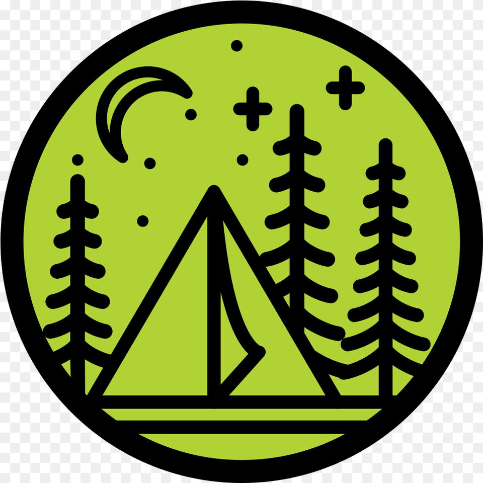 Tent Camping Dot, Symbol, Outdoors, Triangle Png