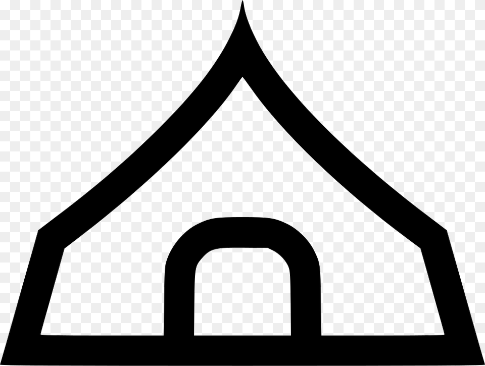 Tent Camping House Outdoor Outside, Triangle, Stencil Png Image