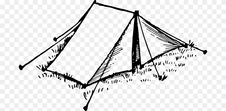 Tent Drawing Computer Icons Clip Art, Gray Png