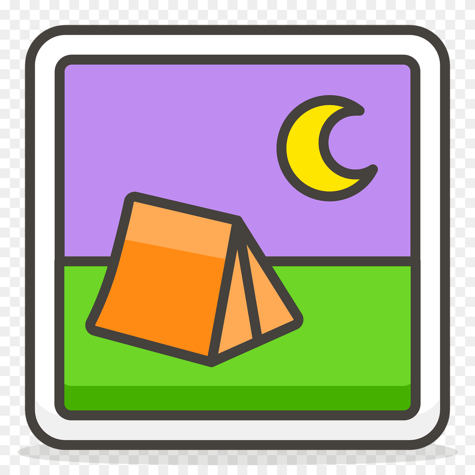 Tent Emoji Clipart, Outdoors, Camping, Blackboard, Nature Png