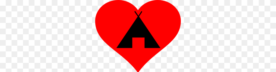 Tent Heart Clip Art, Triangle Free Png