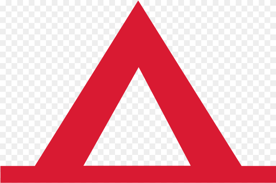 Tent Icon 1 Red Camping Icon, Triangle Free Png
