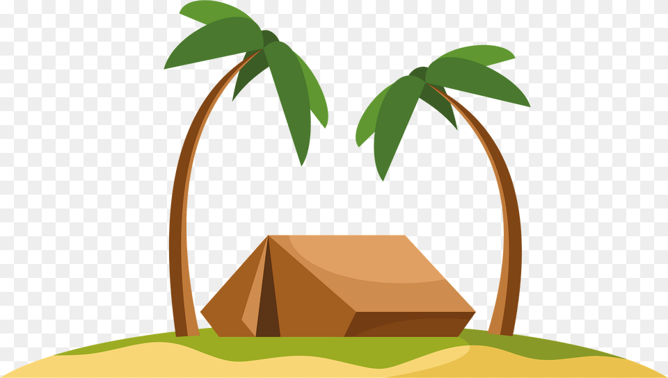 Tent On Island Clipart, Outdoors, Camping, Nature, Architecture Png