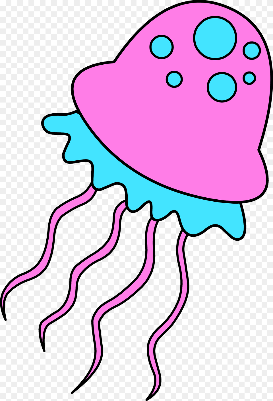 Tentacle Clipart, Animal, Sea Life, Invertebrate, Jellyfish Free Png Download