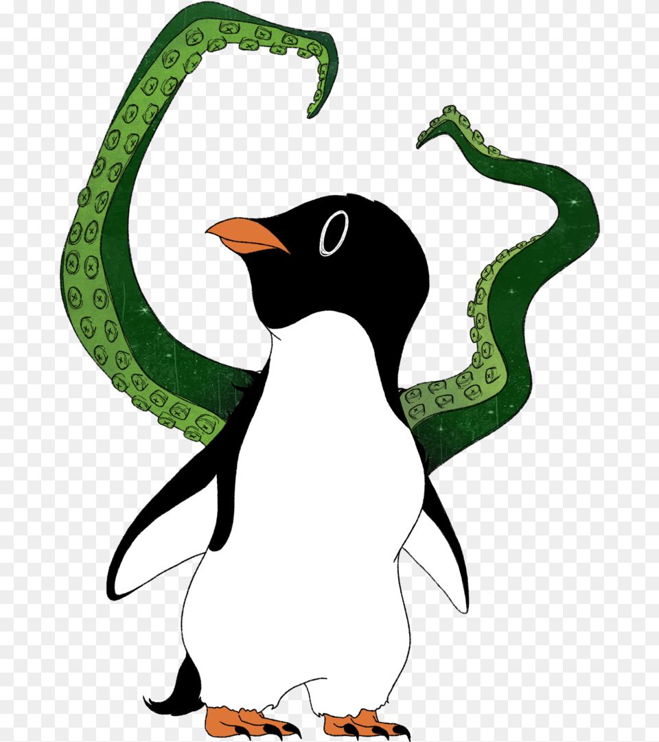 Tentacle Penguin Ventures Penguin, Animal, Person, Bird Free Png Download