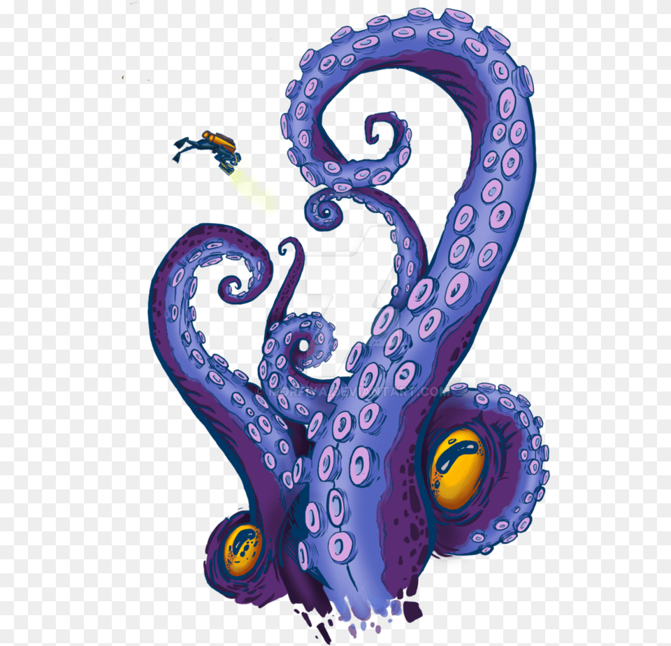 Tentacles 4 Tentacle Art, Animal, Sea Life, Invertebrate, Octopus Png Image