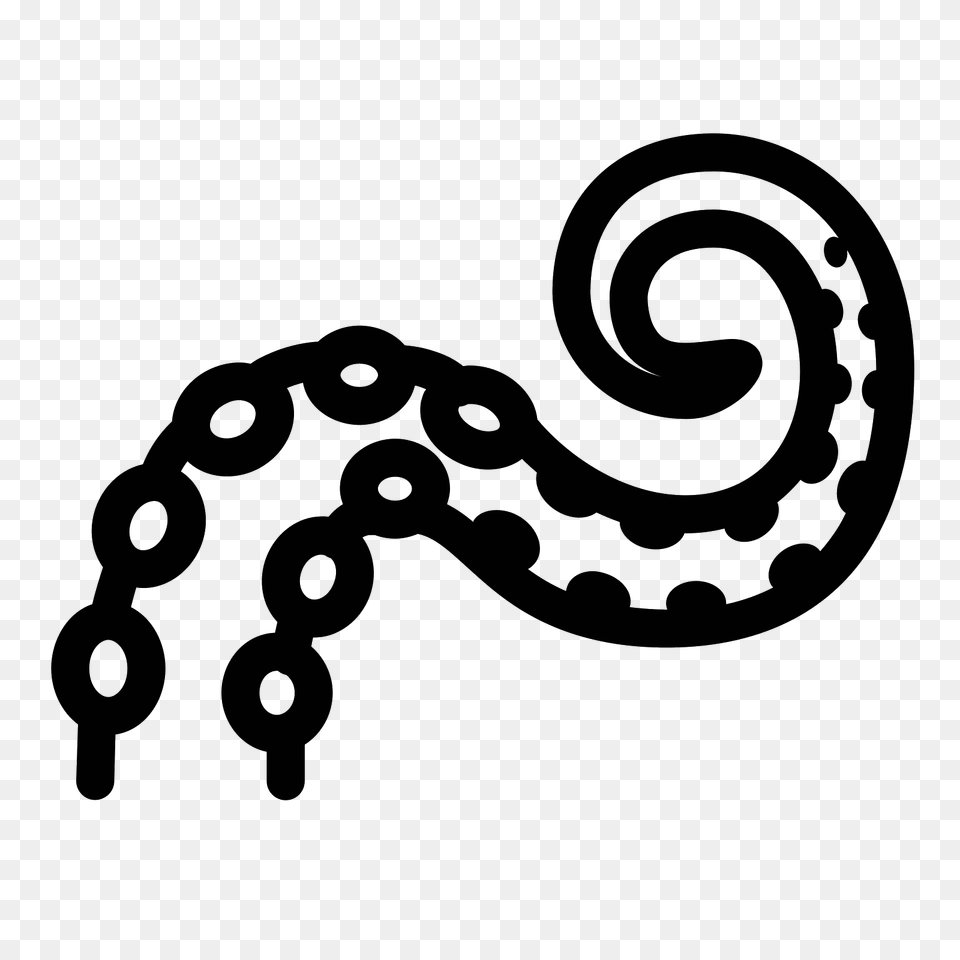 Tentacles Icon, Gray Free Png