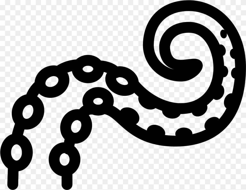Tentacles Icon Icon, Gray Free Transparent Png