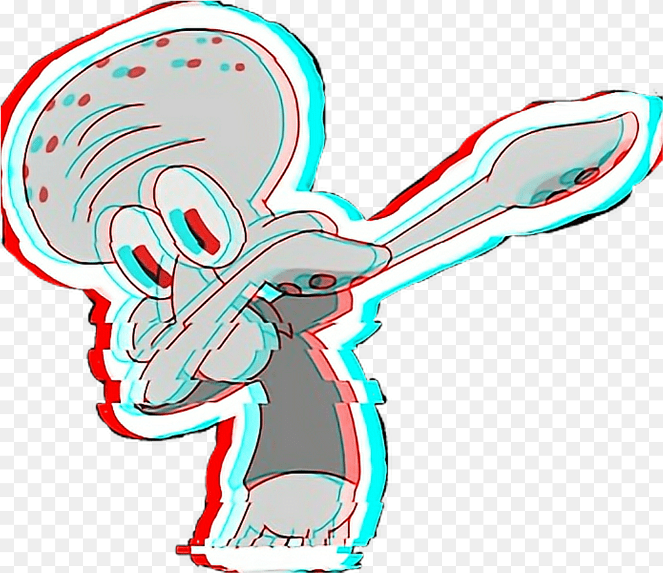 Tentacles Squidward Dab Background, Baby, Person Free Transparent Png