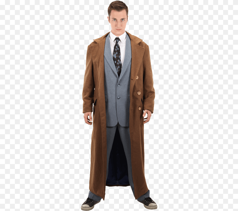 Tenth Doctor, Clothing, Coat, Overcoat, Accessories Free Png Download