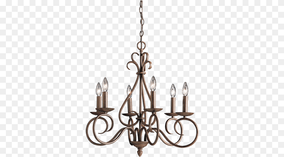 Tentwares Kichler 1713 Norwich Single Tier Candle Style Chandelier, Lamp Free Png Download