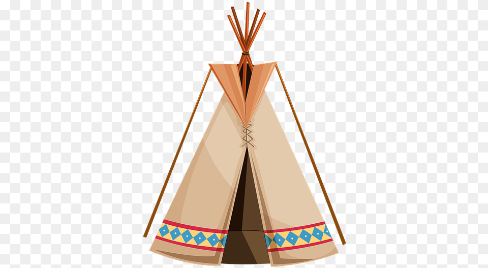 Tepee Historic Tent Zelt Architecture Wood Tree Clipart Teepee, Camping, Outdoors Free Png