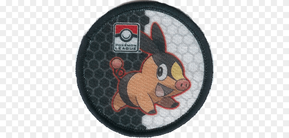 Tepig Season Patch Circle Shape Featuring A Tepig Pokemon League, Badge, Logo, Symbol, Pattern Free Png Download