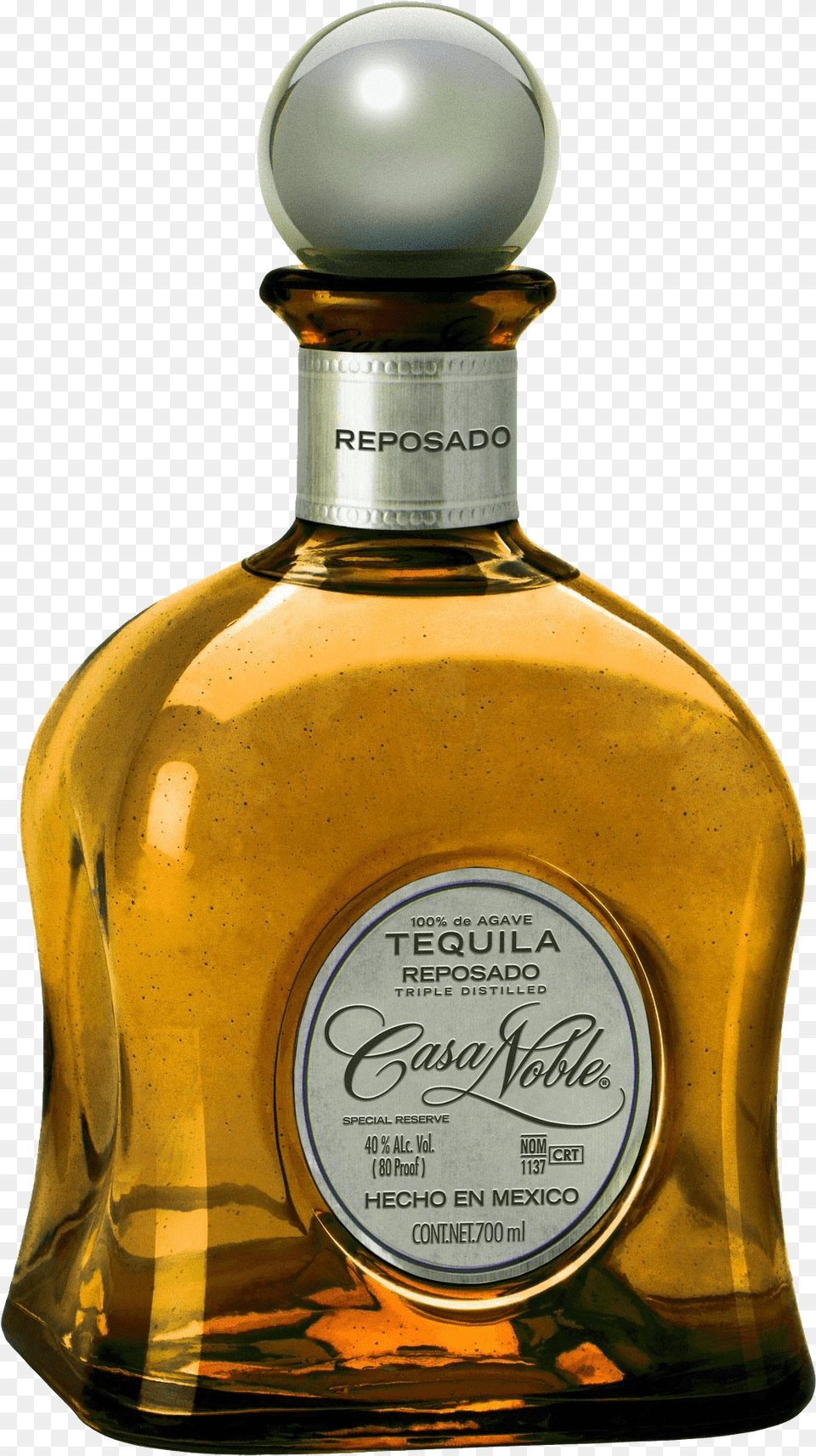 Tequila Casa Noble Tequila Reposado, Alcohol, Beverage, Bottle, Liquor Png Image