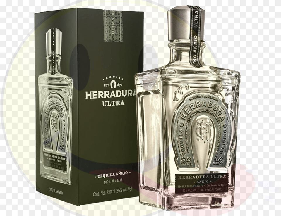 Tequila Herradura Ultra, Alcohol, Beverage, Bottle, Cosmetics Free Png