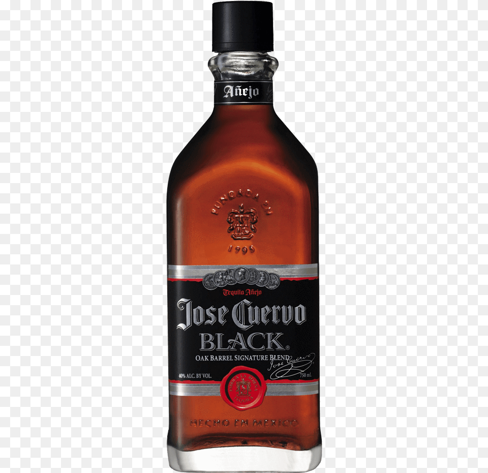 Tequila Jose Cuervo Black, Alcohol, Beverage, Liquor, Food Png