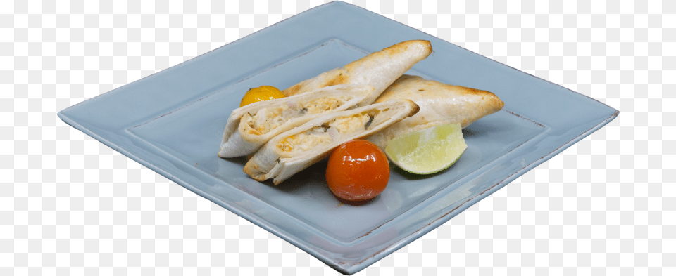 Tequila Lime Grilled Chicken Quesadillas Culinary Specialties Fast Food, Food Presentation, Plate, Meal, Bread Png Image