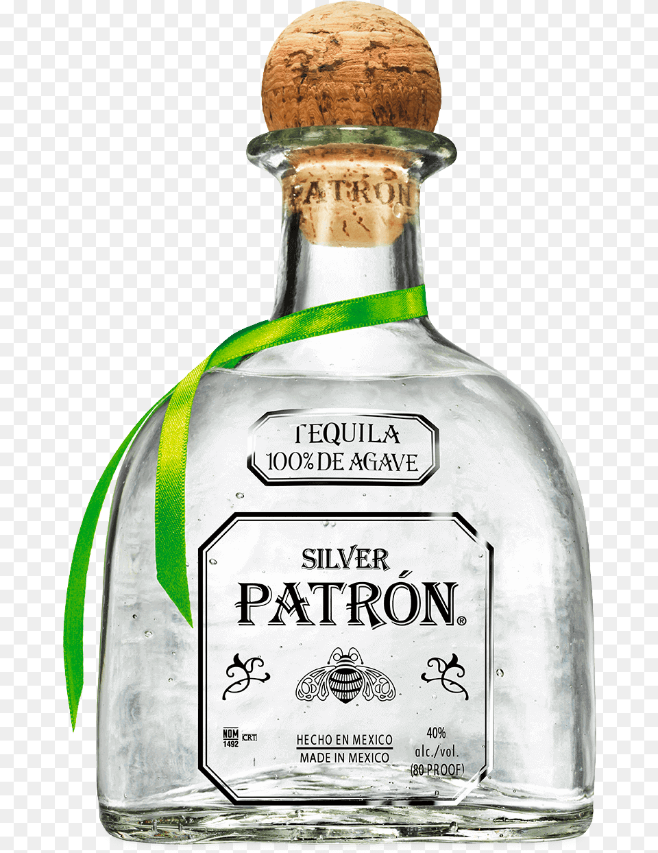 Tequila Patron Silver, Alcohol, Beverage, Liquor Png Image