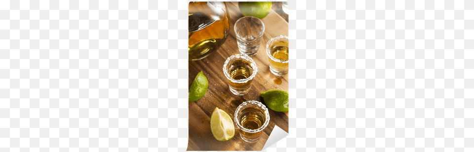 Tequila Shots With Lime And Salt Wall Mural Pixers Shooter, Produce, Citrus Fruit, Cup, Food Png Image