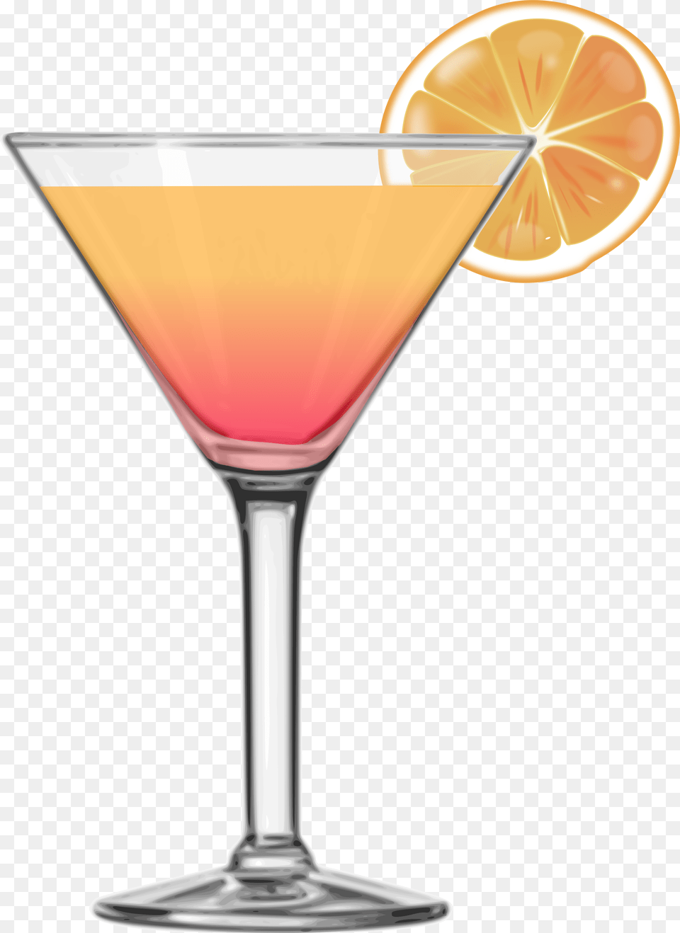 Tequila Sunrise Cocktail Big Clip Art Cocktail Glass, Alcohol, Beverage, Martini Free Png