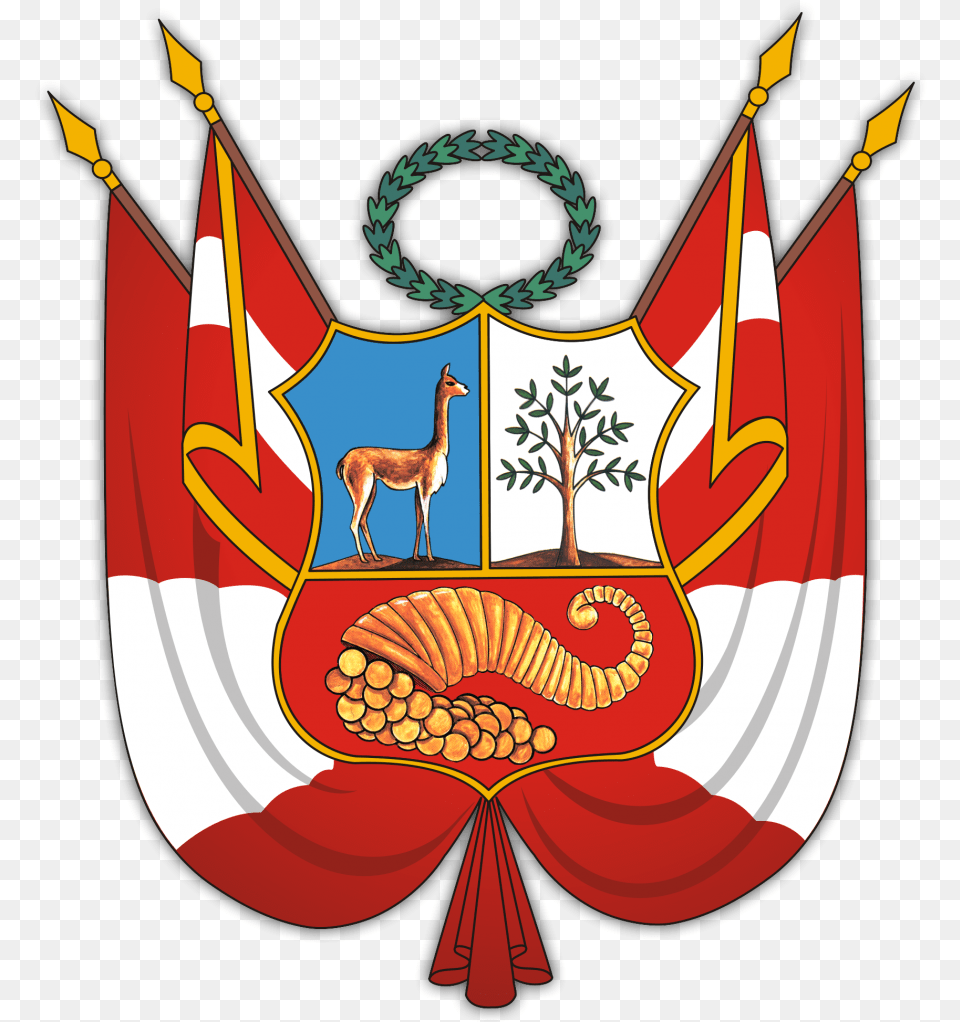 Tercero Embassy Of Peru Logo, Emblem, Symbol, Animal, Antelope Png Image