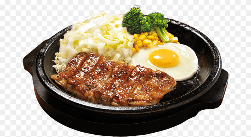 Teriyaki Chicken With Egg Pepper Lunch, Food, Meat, Pork, Steak Free Png