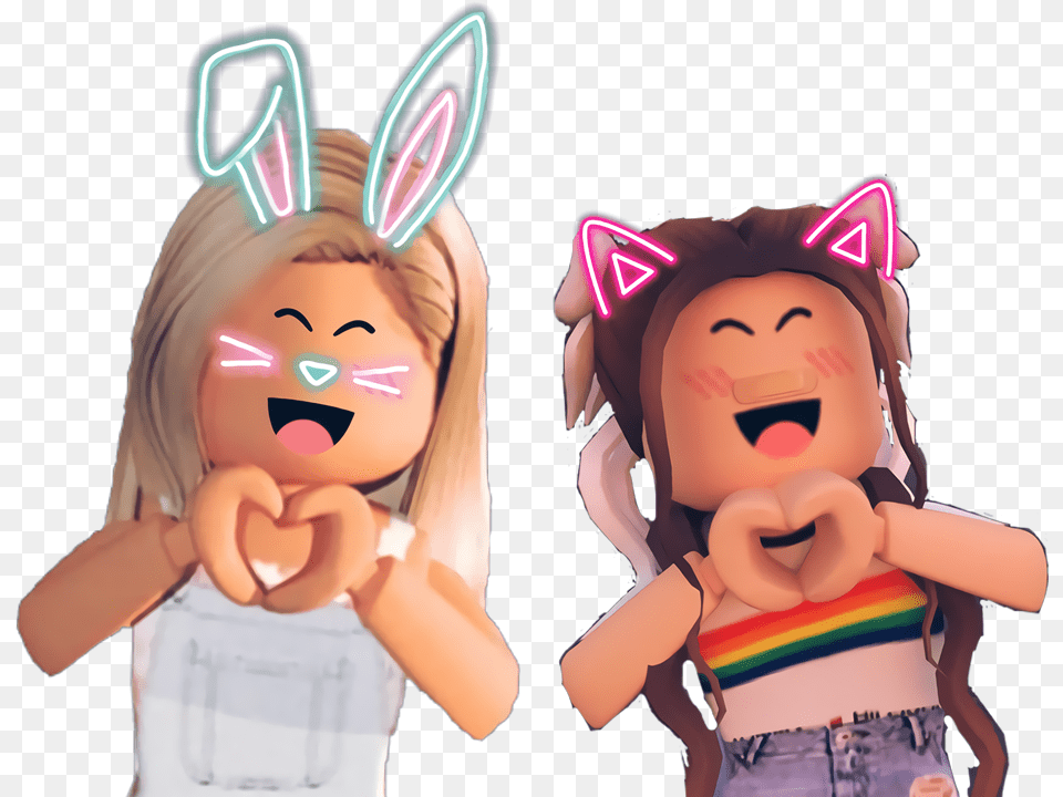Terkini Roblox Icono Roblox Girl, Baby, Person, Face, Head Free Png Download