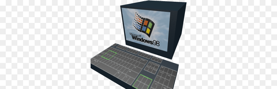 Terminal Computer Running Microsoft Windows 98 Roblox Personal Computer, Hardware, Electronics, Computer Keyboard, Computer Hardware Png
