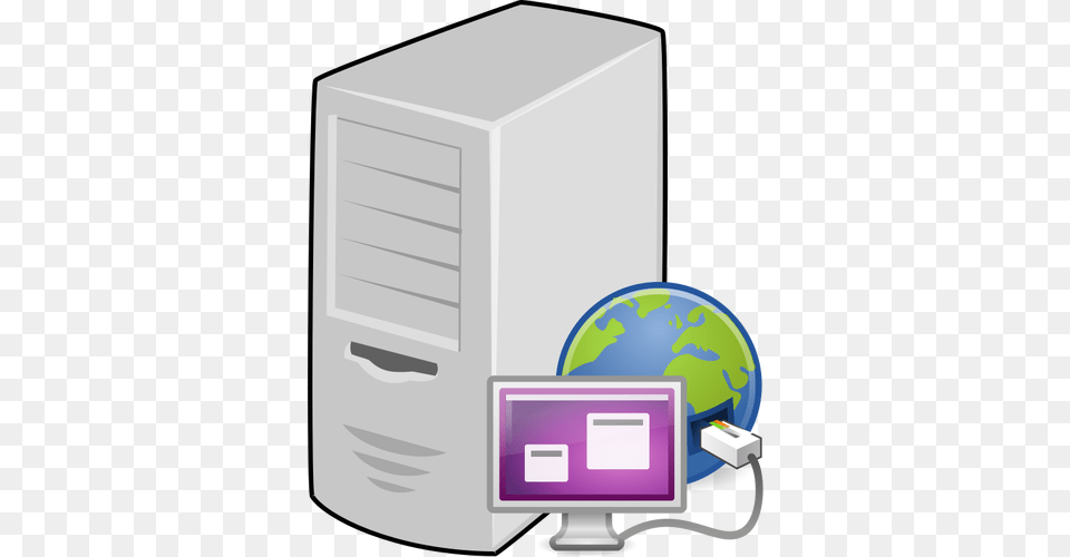 Terminal Server Vector Clip Art, Computer, Electronics, Pc, Computer Hardware Png Image