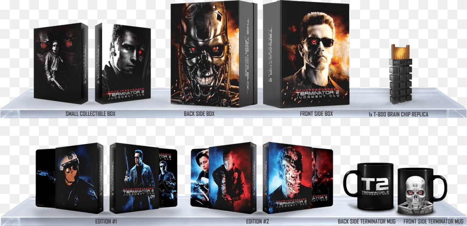 Terminator 2 Judgment Day, Book, Publication, Adult, Cup Free Png